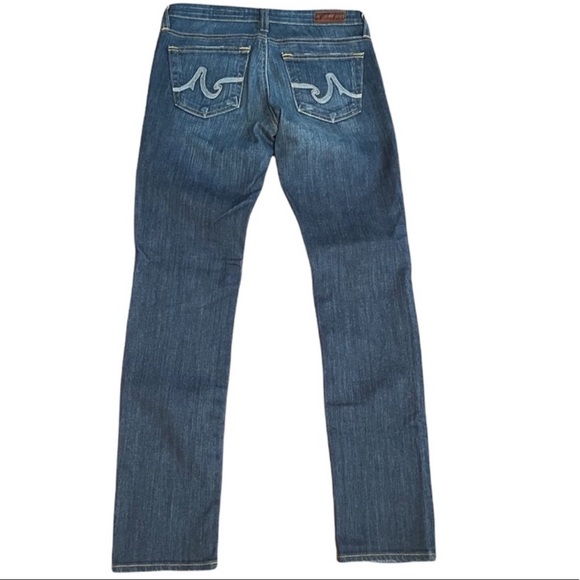 AG Adriano Goldschmied the stilt cigarette blue jean cotton blend size 26 - Picture 5 of 10